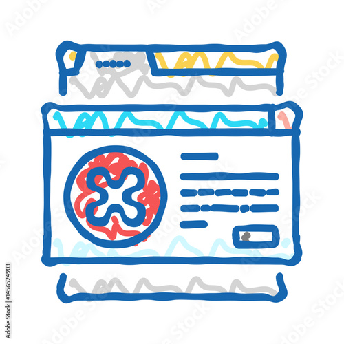 file deny icon doodle illustration