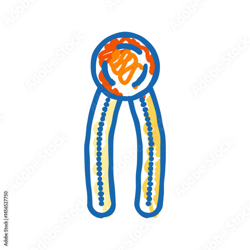 lipids biochemistry icon doodle illustration