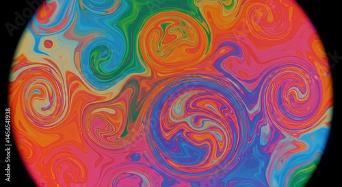 Psychedelic Swirls: A Kaleidoscope of Vibrant Colors