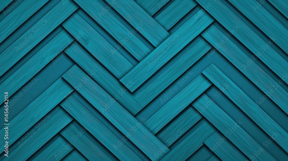 Textured Blue Wood Plank Background in Herringbone Pattern Design Textured Blue Wood Plank Background in Herringbone Pattern Design