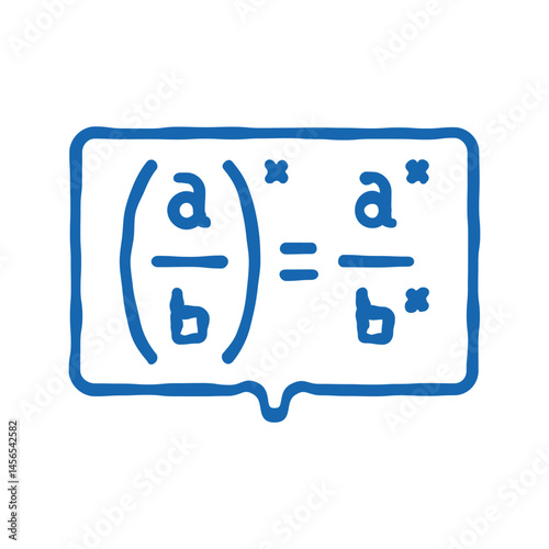formula math science education icon doodle illustration