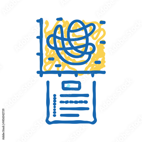 chaos theory math science education icon doodle illustration