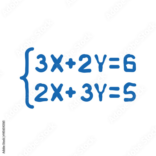 equation math science education icon doodle illustration