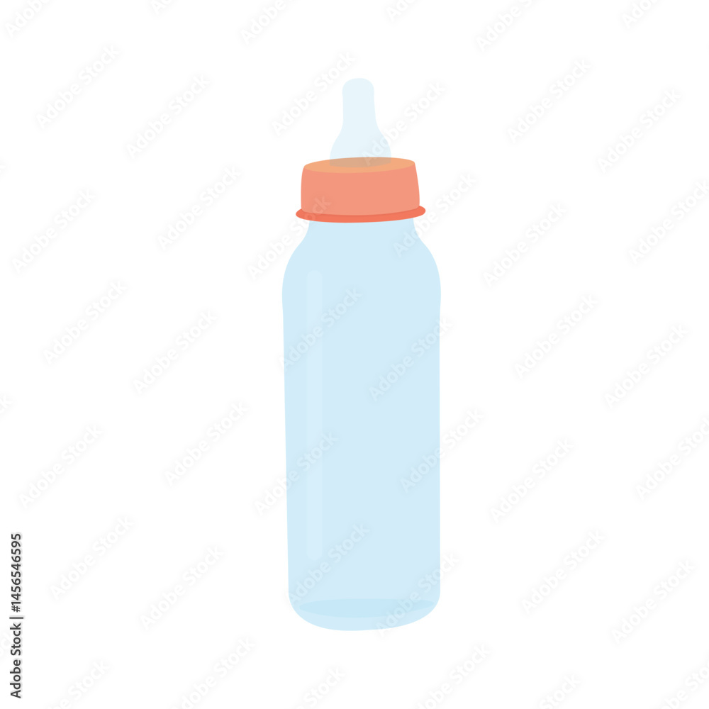 vector baby toddler milk bottle large size long vector baby toddler milk bottle large size long