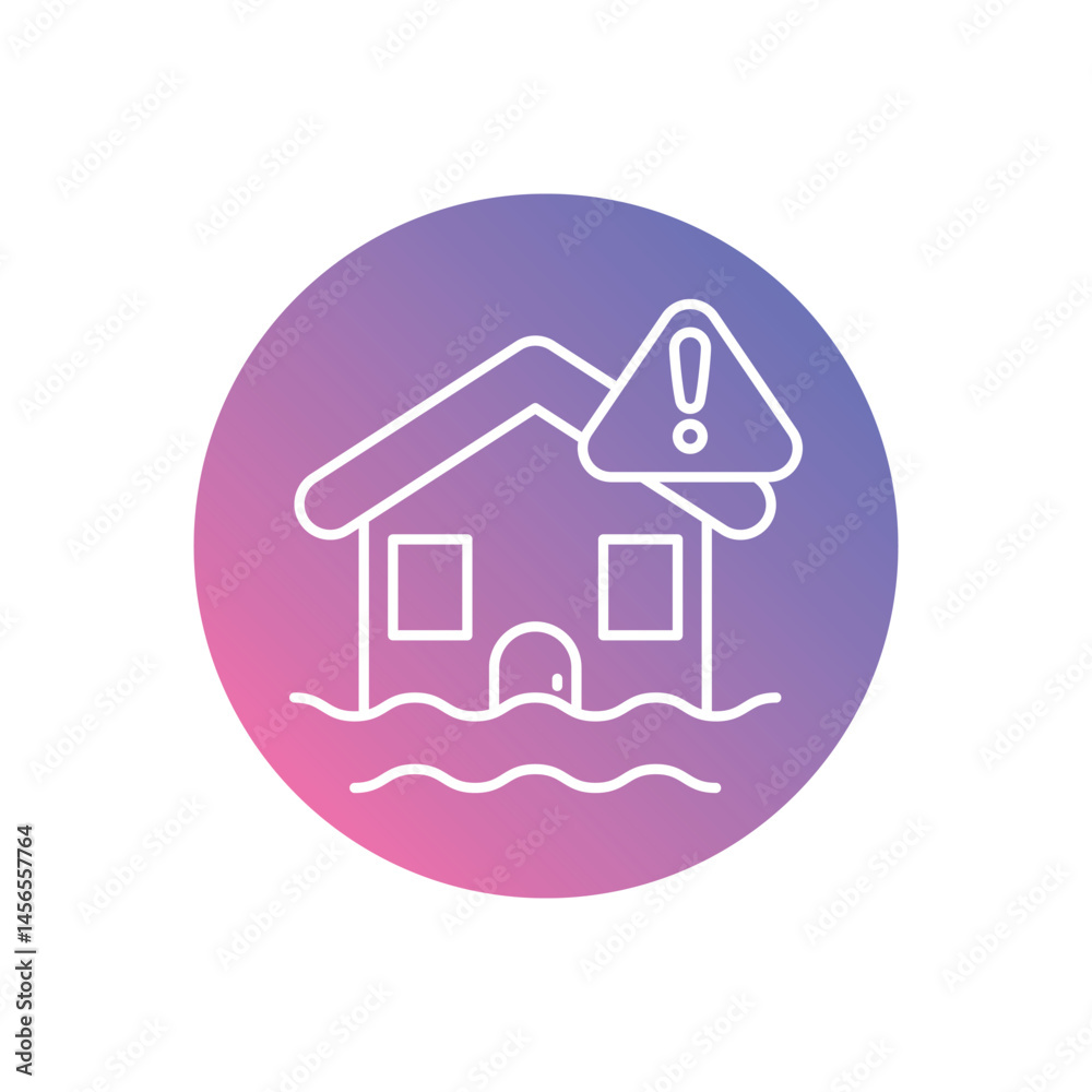 Flood Barrier vector icons stock illustration Flood Barrier vector icons stock illustration