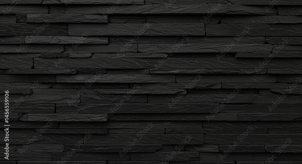 Fototapeta premium Fondo de piedra pizarra negra: textura de piedra natural mate
