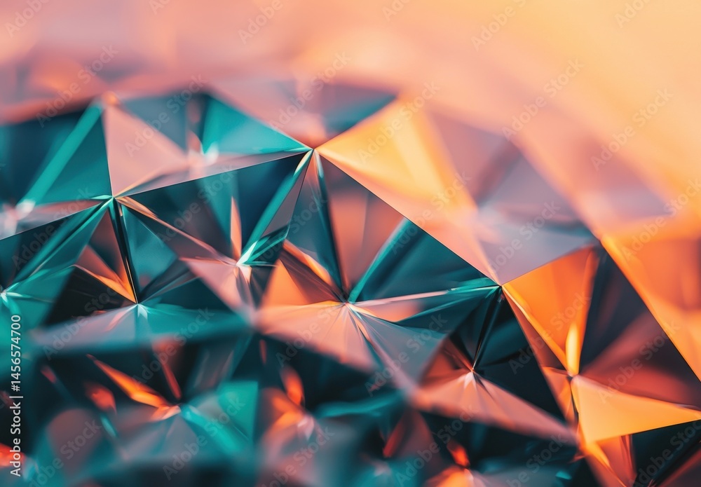 Shimmering Geometric Patterns with Vibrant Color Reflections Shimmering Geometric Patterns with Vibrant Color Reflections