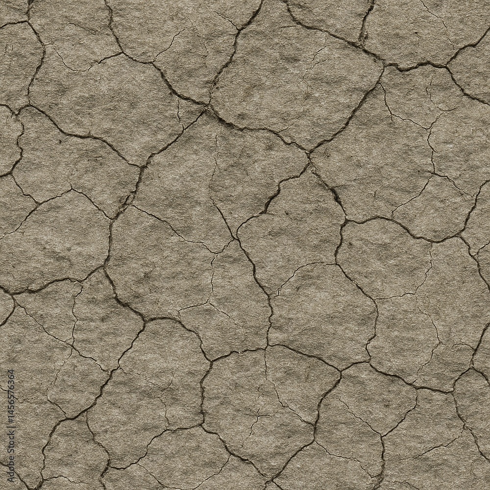 Fototapeta premium Seamless Cracked Stone Texture – High-Resolution Surface Background