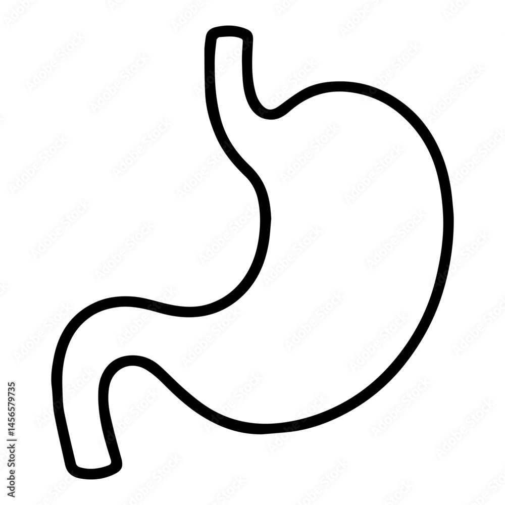 Stomach icon on white background vector
Vector icon Stomach icon on white background vector
Vector icon
