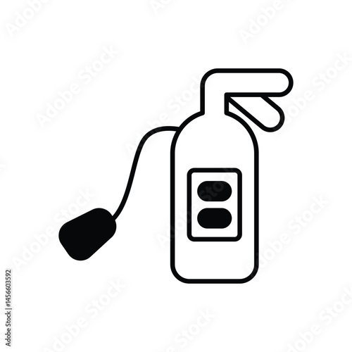Fire Extinguisher vector icons stock illustration