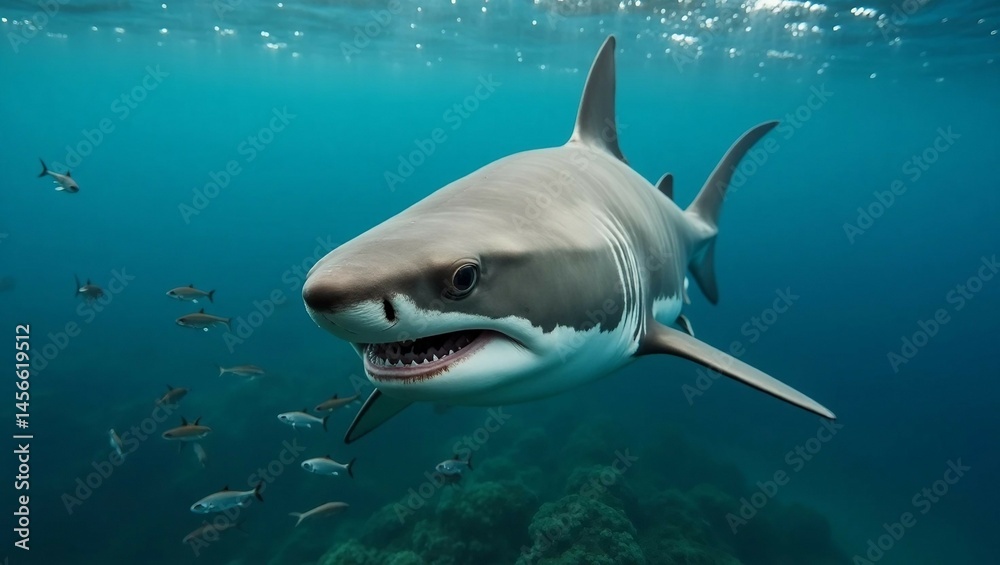 Fototapeta premium great white shark