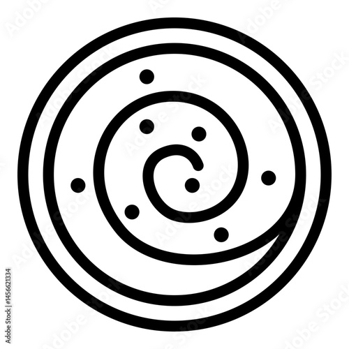 Hummus icon. Vector line icon	