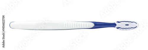 plastic toothbrush isolated from background	