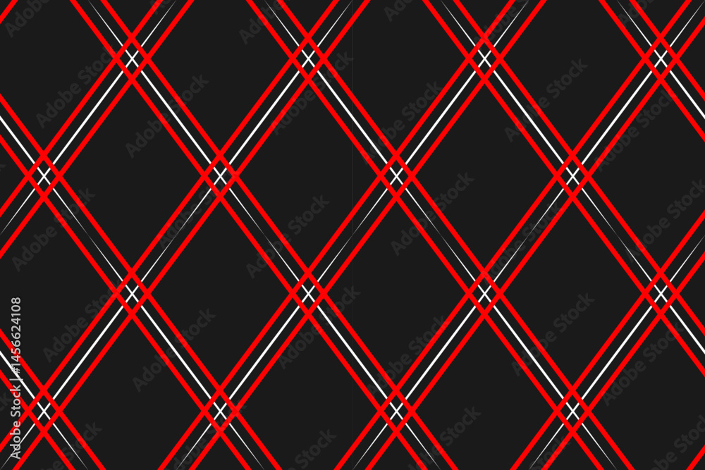 seamless black and white pattern of different geometric shapes