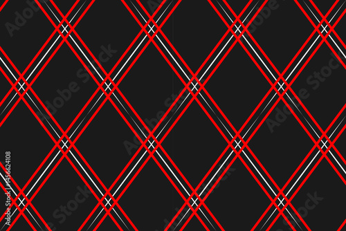 Obraz na płótnie seamless black and white pattern of different geometric shapes w salonie