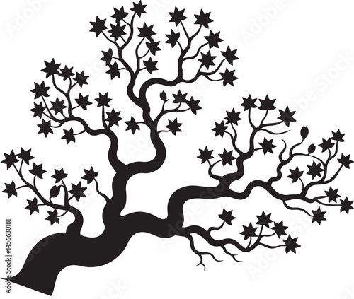 tree branch vector, branch silhouette, vector tree limb, botanical line art, decorative branch, tree art vector, branch illustration, forest branch drawing, leafless branch