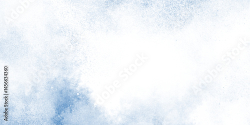 blue grunge texture with blurry fog and clouds, Splash acrylic colorful blue grunge texture background, abstract blue watercolor painting textured on black grunge paper.