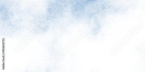 blue grunge texture with blurry fog and clouds, Splash acrylic colorful blue grunge texture background, abstract blue watercolor painting textured on black grunge paper.