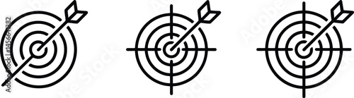 Target Icons Collection: Aim, Goal, Achievement Vector Pack