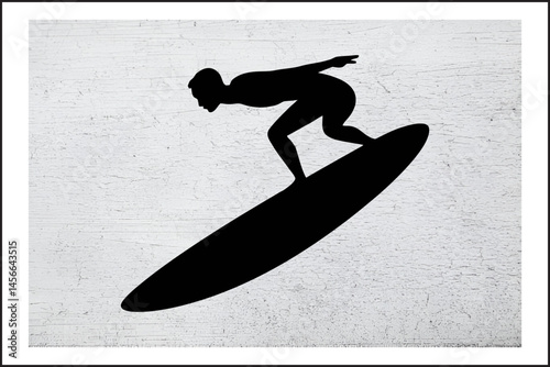 Ride the Wave, Silhouette Surfer, Catch the Surf, Ocean Glide, Surfer in Motion, Minimal Surf, Balance on Board, Wave Warrior, Surf Simplicity, The Lone Surfer