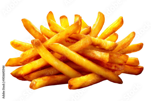 Crispy golden fries served in a deliciously piled arrangement