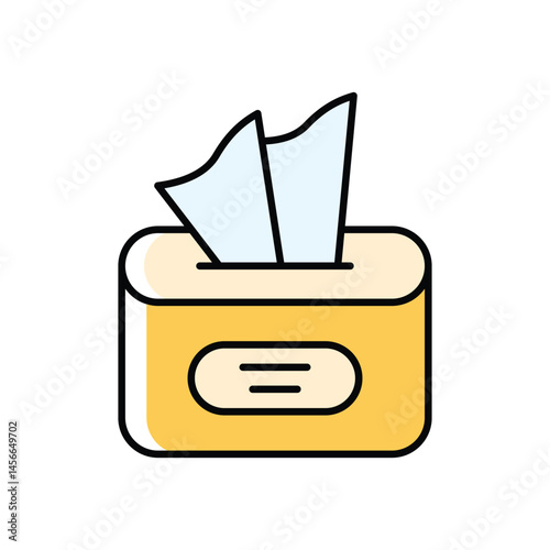 Wet Napkin Icon vector stock illustration