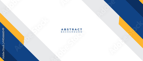 Abstract blue vector design features a 3D corner with a new business concept