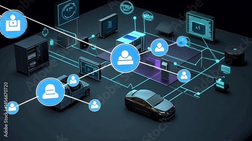 Digital network connecting smart devices and autonomous vehicles within a smart city ecosystem