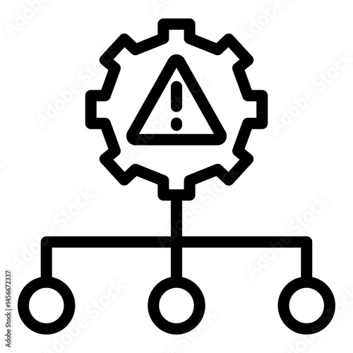 Reorganize Vector Line Icon Design