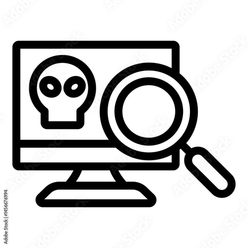 Search Vector Line Icon Design