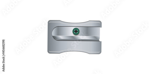 Realistic Stationery Sharpener Vector Illustration.	