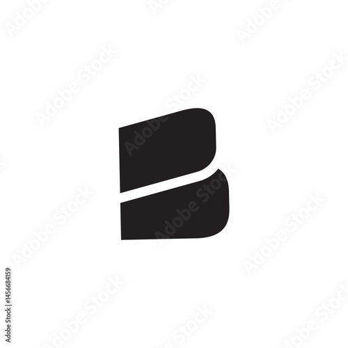 Initial b letter logo design vector template.