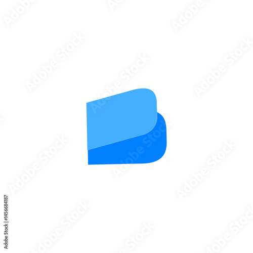 Initial b letter logo design vector template.