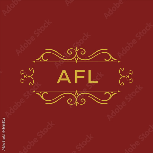 AFL Creative Unique Modern Letter Logo Design.
