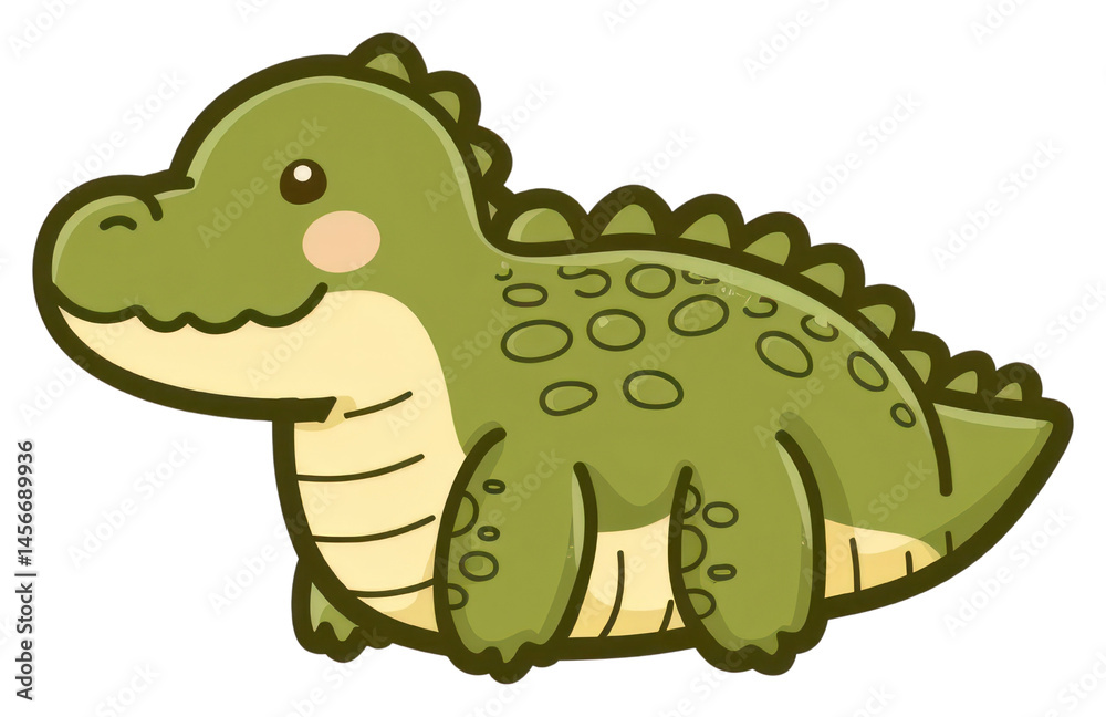 Obraz premium PNG Crocodile alligator reptile animal.