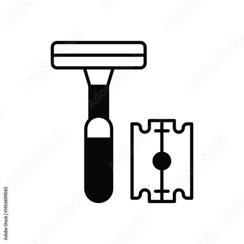 Shaving Razor Icon vector stock illustration