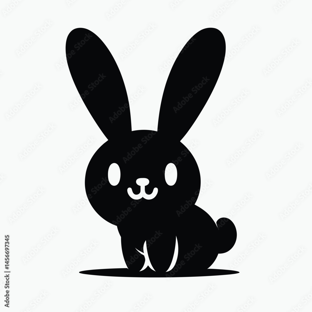 Obraz premium Twilight Bound: The Rabbit in Black11