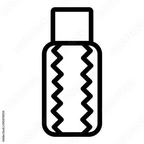 Chewing Gum Vector Line Icon Design