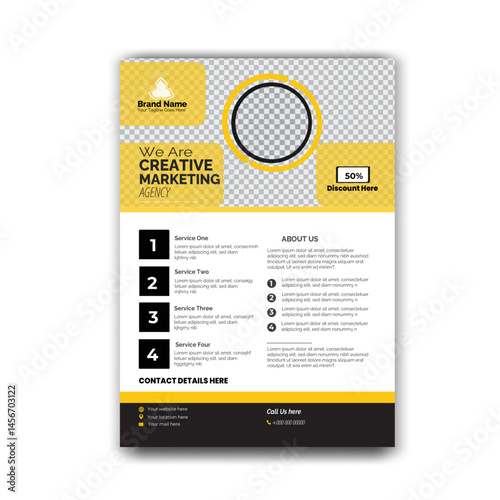 The design features a modern and attractive layout tailored to capture the target audience's attention.