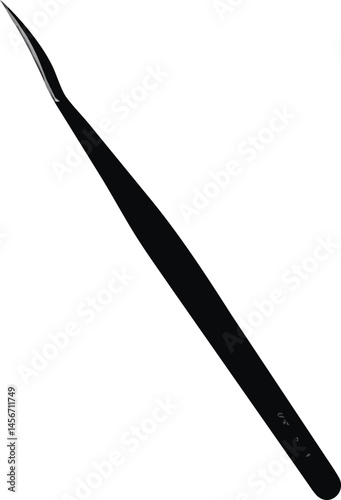 Scalpel Silhouette Vector – Surgical Blade Icon, Medical Tool Graphic