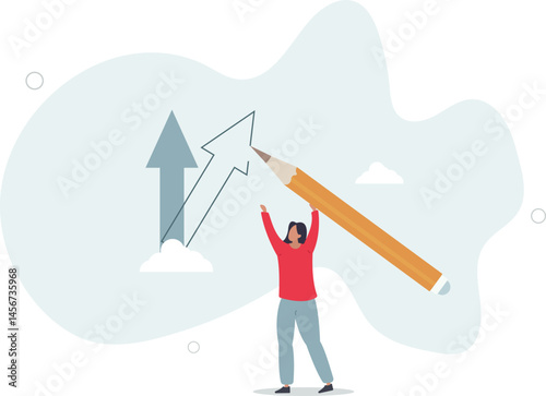Change direction or career path for best opportunity, turn or transform to different direction, choice or alternative way to progress concept, character life .