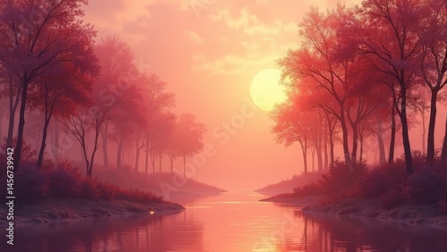 Natural ecological images of trees