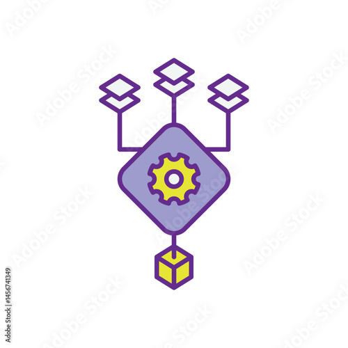 Generative Pre-trained Models Supplier vector icons stock illustration