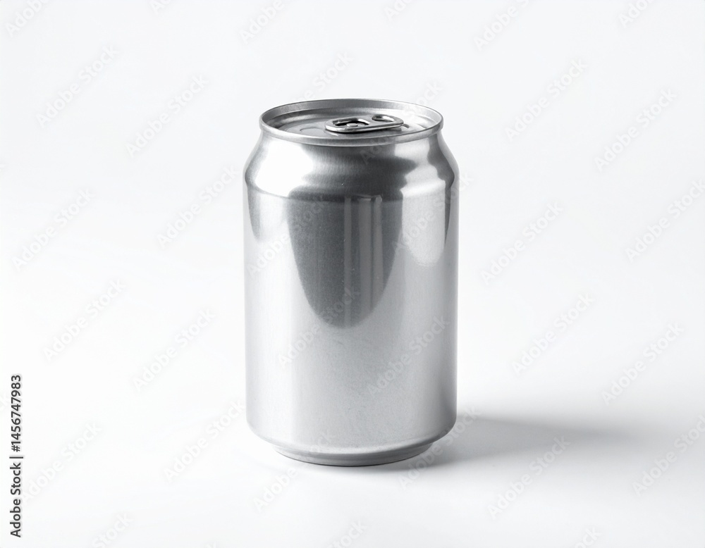 Simple aluminum can stands ready