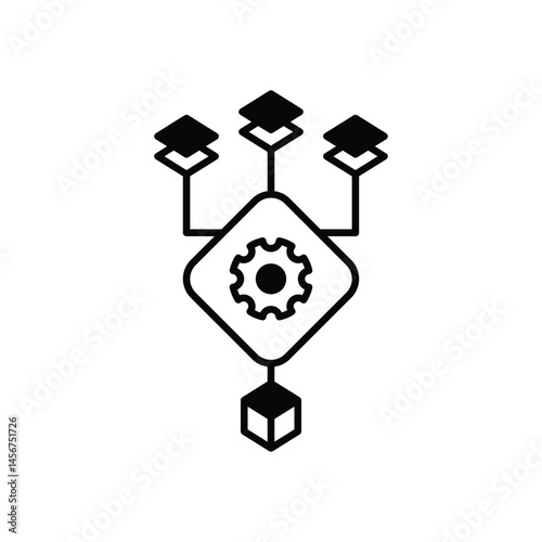 Generative Pre-trained Models Supplier vector icons stock illustration