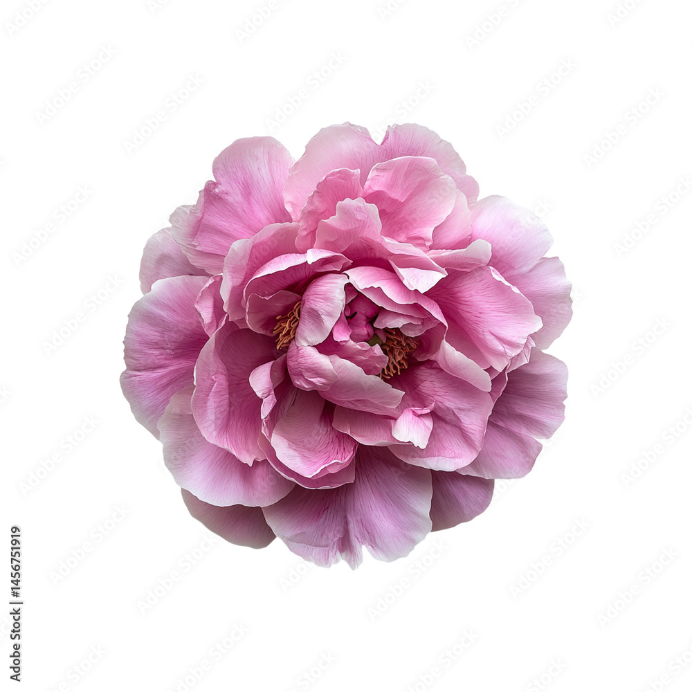 one peony flower top view png one peony flower top view png