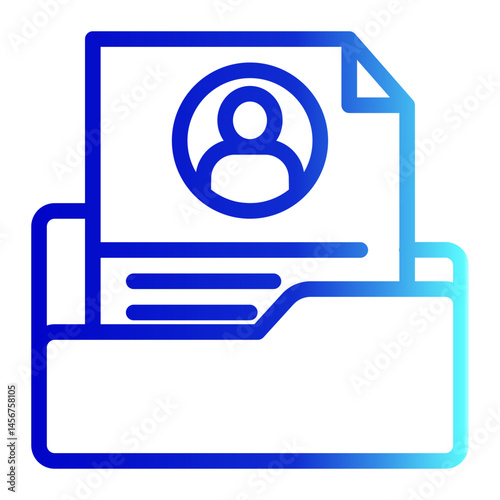 Wallpaper Mural This is Paperwork icon from the Asset Management icon collection with an Outline Gradient style Torontodigital.ca