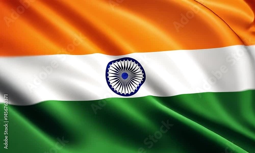 Indias Tricolor Flag Saffron, White, Green, Ashoka Chakra