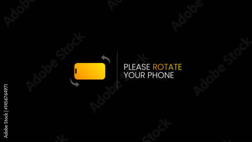 Please rotate your phone orientation. Rotate your screen for better experience. This video is horizontal. Smartphone Rotate Design.