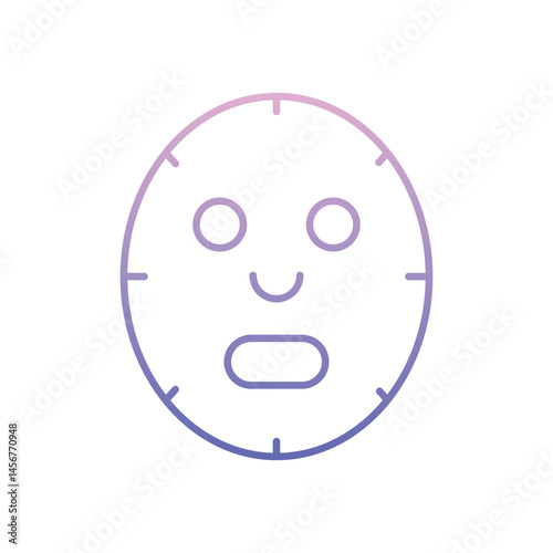 Face Mask Icon vector stock illustration